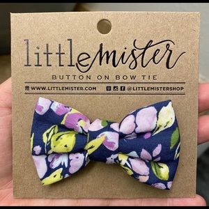 Little Mister Baby/Toddler Bowtie Floral NWT